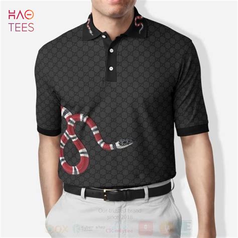 fake gucci snake polo shirt